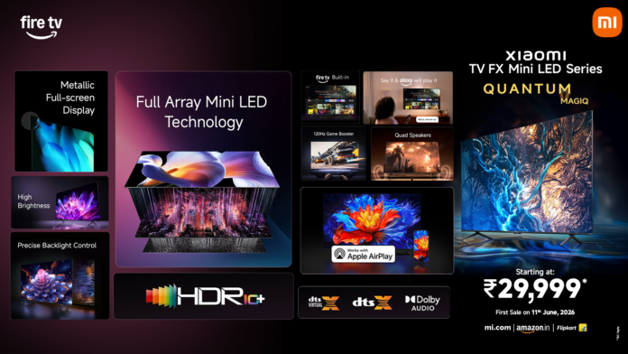 Xiaomi's latest TV FX Mini LED