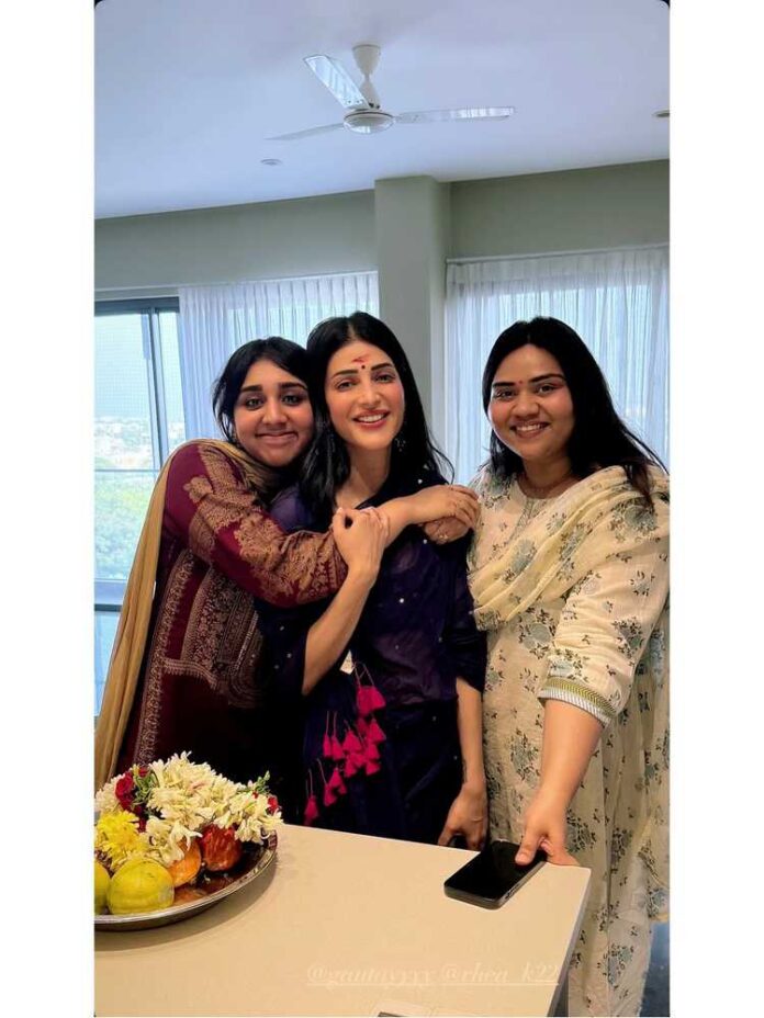 Shruti Haasan's New Chennai Home Pooja